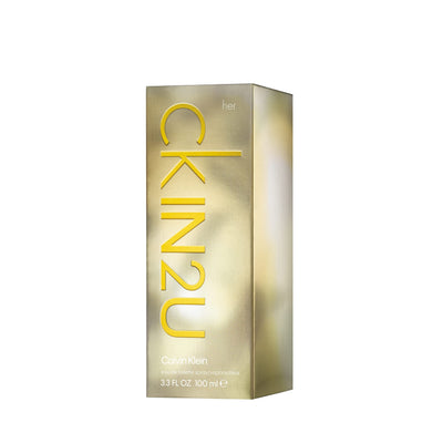 CALVIN KLEIN ck IN2U Eau de Toilette for her, floral-fruchtiger Damenduft, 100ml