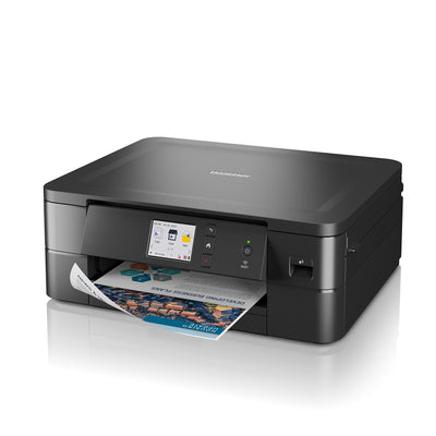 Brother DCP-J1140DW 3-in-1 Farbtintenstrahl-Multifunktionsgerät (Drucker, Scanner, Kopierer), Schwarz, 400 x 151 x 343 mm