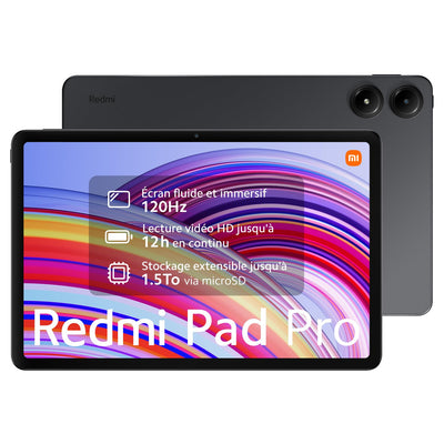 Xiaomi Redmi Pad Pro Qualcomm Snapdragon 128 Go 30,7 cm (12.1") 6 Go Wi-Fi 6 (802.11ax) Android 14 Gris