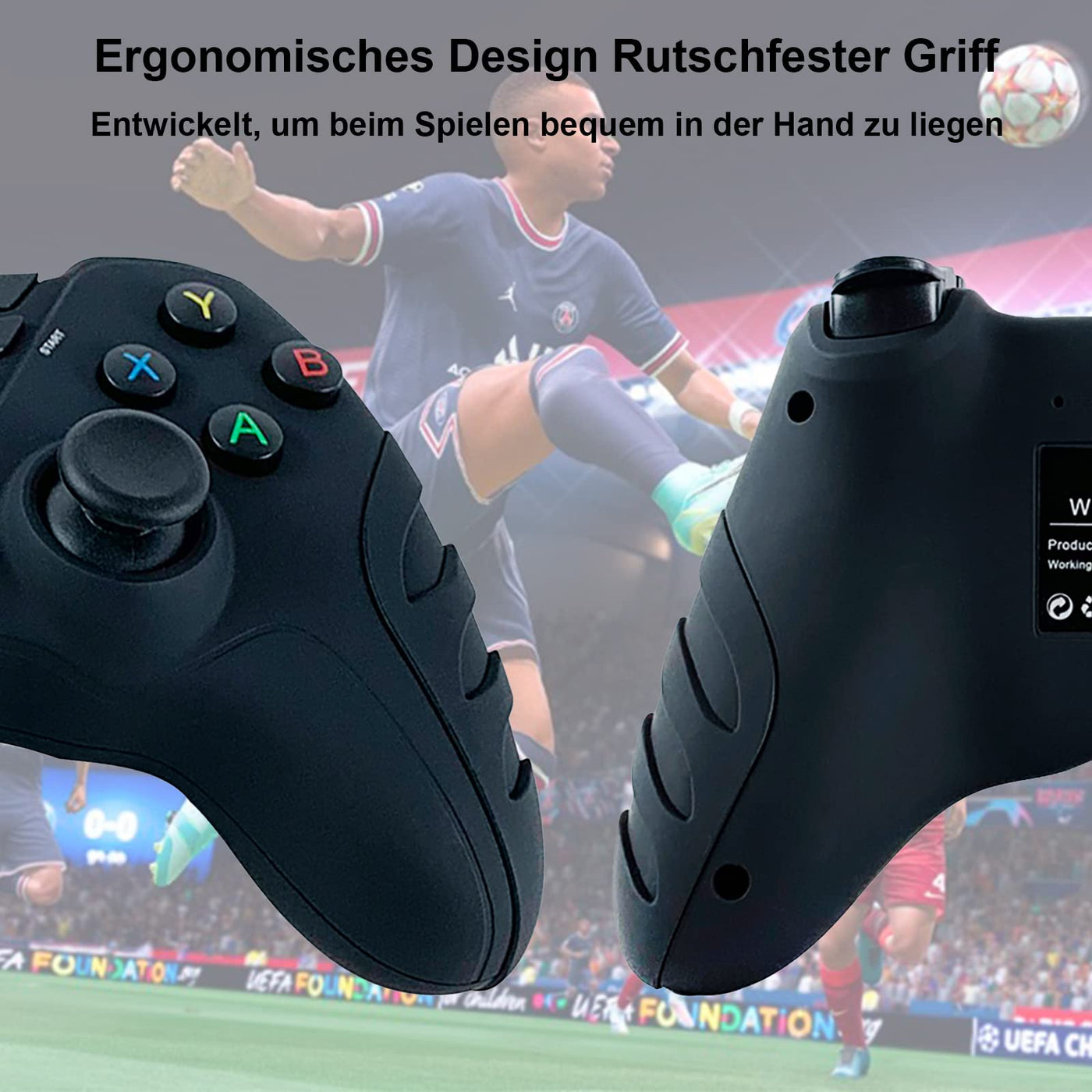 DuLingKer PC Controller Wireless, PS3 Controller PC Gamepad mit Hall Effect Joystick und Dual Vibration, 2,4G Wireless Gaming Controller für PC Windows, Laptop, PS3, Android TV, Steam, Raspberry Pi