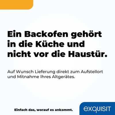 Exquisit Einbaubackofen, Backofen Einbaugerät Silber, 62 L Garraum, Einfache Bedienung, Backofen klein, EBE 555-1.1