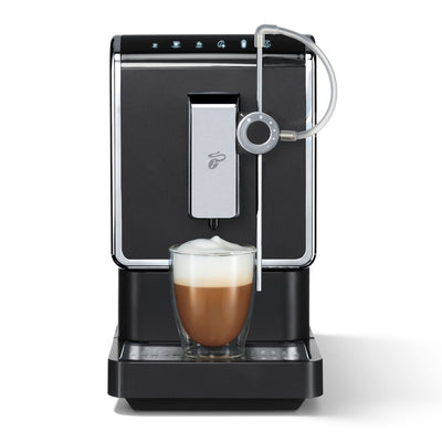 Tchibo Kaffeevollautomat Esperto Pro mit One Touch Funktion inkl. 1kg Barista Caffè Crema für Caffè Crema, Espresso und Milchspezialitäten, Anthrazit