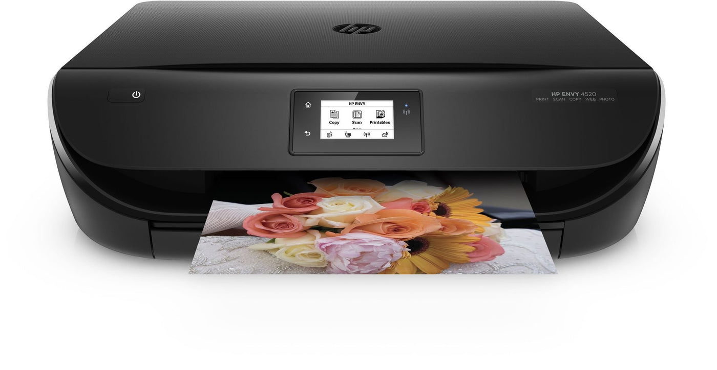 HP ENVY 4520 All in One Farbig Fotodrucker (Instant Ink, Drucker, Scanner, Kopierer, WLAN, Duplex, AirPrint)