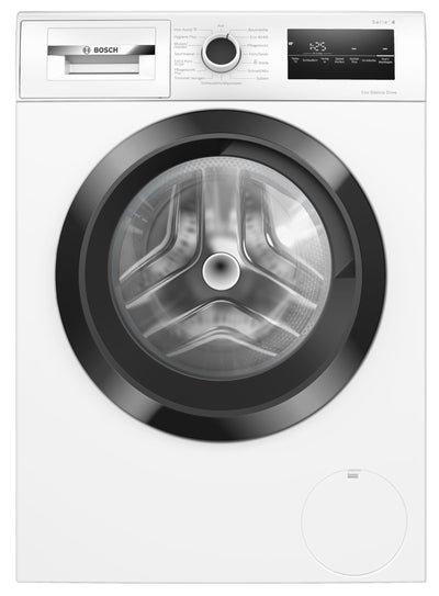 Bosch WAN282K3, Serie 4, Frontlader Waschmaschine, 8 kg, 1400 UpM, SpeedPerfect, Maximale Energie- und Wasserersparnis, Nachlegefunktion, besonders hygienisch, AquaStop, IronAssist