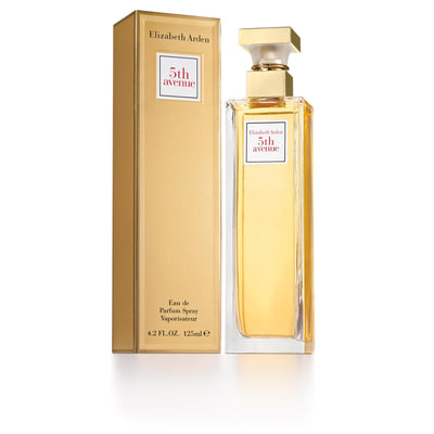 Elizabeth Arden - 5th Avenue, Eau de Parfüm, Parfümspray für Damen, elegant und luxuriös mit blumigen Noten von rosa Magnolie, Veilchen und Bernstein, frisches und leichtes Aroma - 125 ml