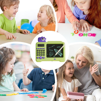 Dreuhuing LCD-Schreibtablett für Kinder, Handschriftspielzeug für Kinder - LCD-Zeichen- und Schreibtablett 2-in-1-Elektrospielzeug - National Learning Zeichenblock, Lernspielzeug, löschbares