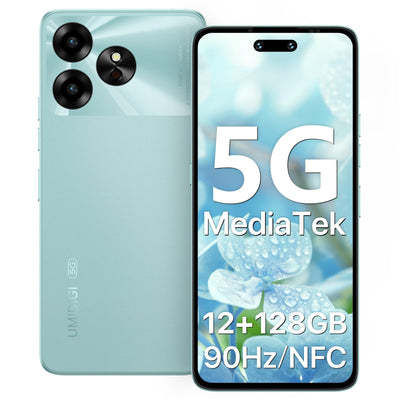 UMIDIGI G6 5G Handy Ohne Vertrag 2024, 6GB+128GB/TF 1TB, Android 13 Smartphone Ohne Vertrag, 6.57" 90Hz HD+, 50MP Kamera 5000mAh, Dimensity 6100+ 5G Simlockfreie Handys, Fingerprint/Face ID/GPS,NFC