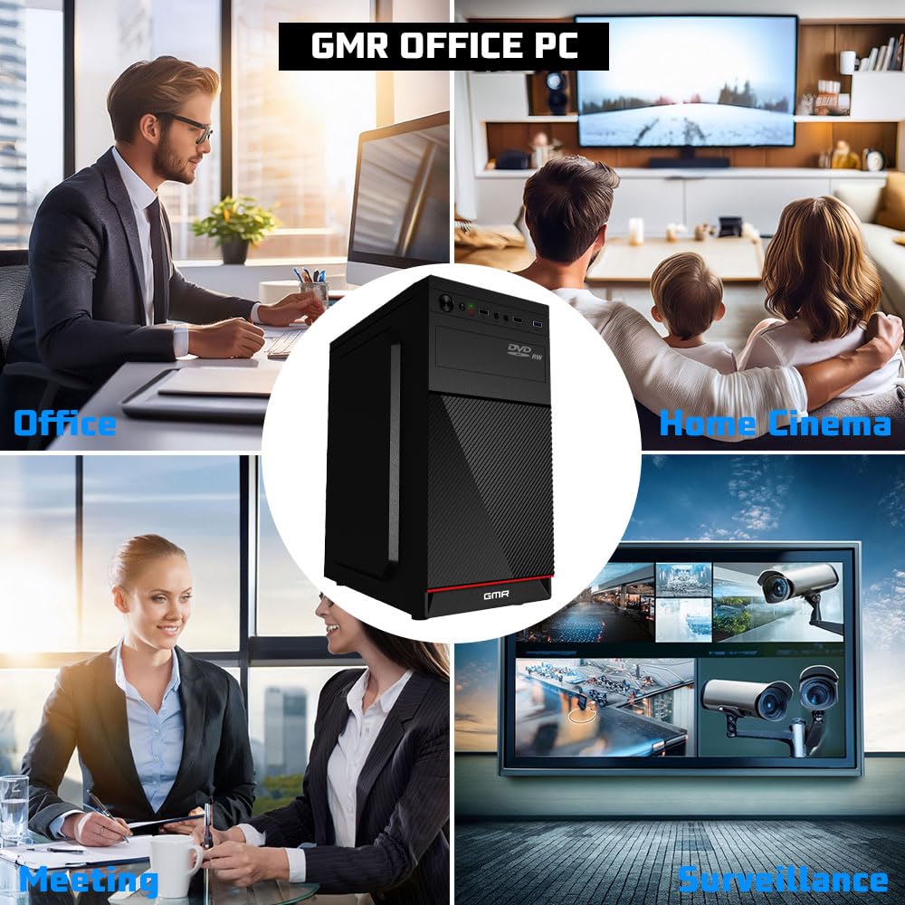 GMR Ultra i7 Business Office PC - Schneller Rechner | 3 Jahre Garantie | 32 GB RAM | 1000GB SSD | DVD±RW | USB 3 | Windows 11 Prof | WiFi-Bluetooth