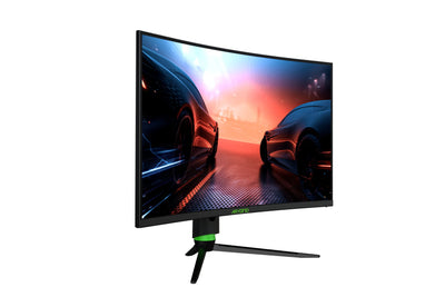 Aryond A32 V2 Gaming Curved Monitor, 32 Zoll 180Hz Curved QHD (2560x1440) Display 1ms Reaktionszeit, HDR 10-Verhältnis FreeSync und G-Sync 122% SRGB, PC Bildschirm, HDMI Anschluss