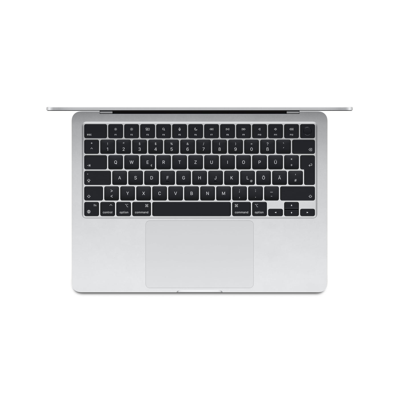 Apple 13" MacBook Air Laptop mit M3 Chip: 13,6" Liquid Retina Display, 16 GB gemeinsamer Arbeitsspeicher, 256 GB SSD Speicher, beleuchtete Tastatur, 1080p FaceTime HD Kamera, Silber