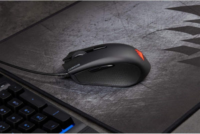 CORSAIR HARPOON PRO RGB Wired Lightweight FPS/MOBA Gaming Mouse - 12.000 DPI - 6 Programmierbare Tasten - iCUE Kompatibel - PC, Mac, PS5, PS4, Xbox - Schwarz