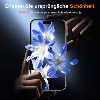 TOCOL für iPhone 16 Pro Max für Panzerglas, Full Screen Stoßfest Schutzglas Auto-Installation 9H Härte folie Kratzfest Anti-Fingerabdruck Anti-Öl 0 Blasen Schutzfolie für iPhone 16 Pro Max, 2 Stück