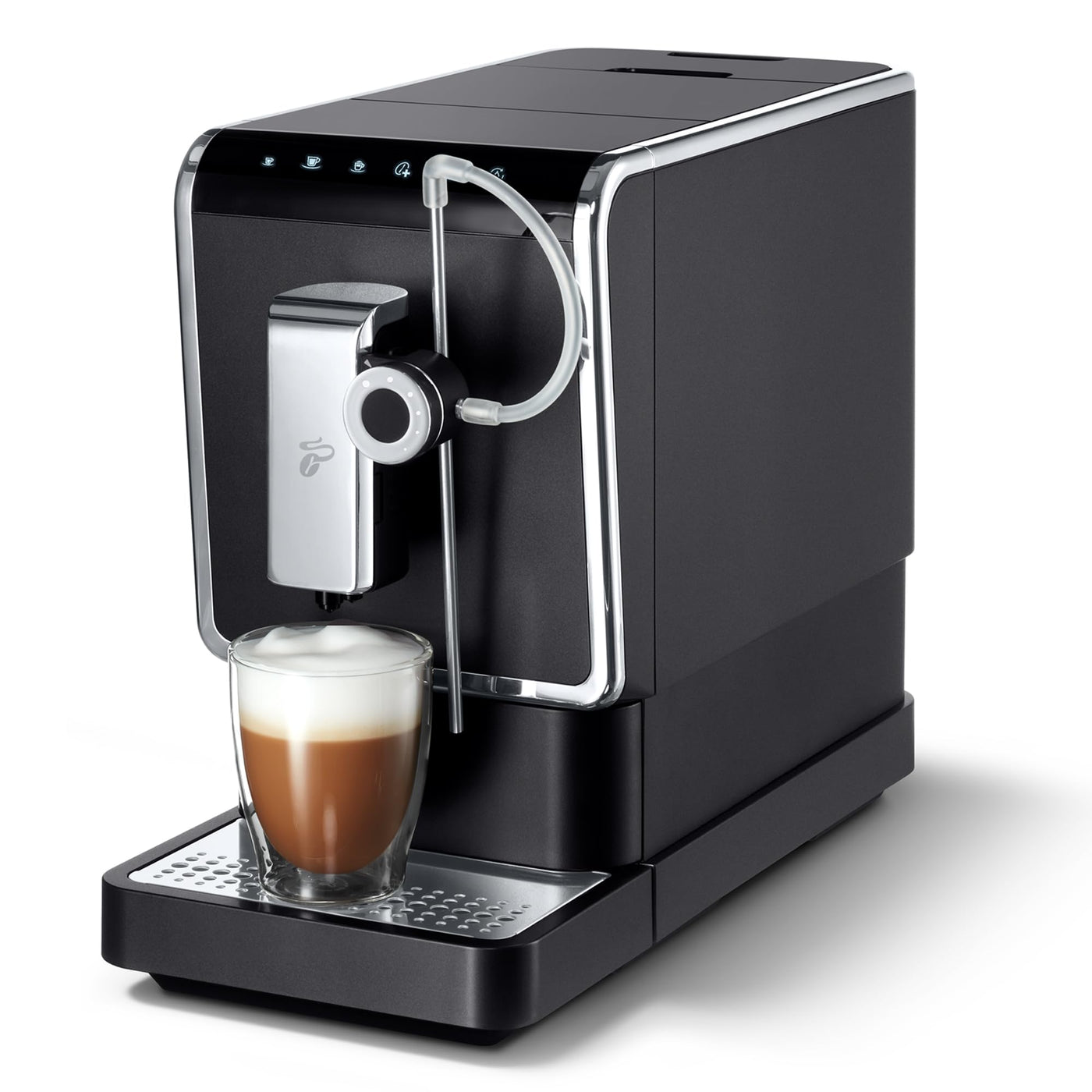 Tchibo Kaffeevollautomat Esperto Pro mit One Touch Funktion für Caffè Crema, Espresso und Milchspezialitäten, Metallic Mint, exklusives Modell