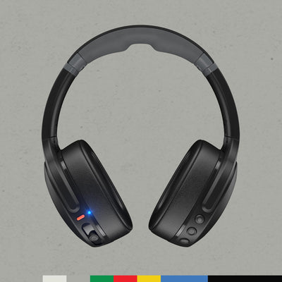 Skullcandy Crusher Evo Over-Ear Wireless-Kopfhörer mit Sensory Bass, 40 Std. Akkulaufzeit, Mikro, kompatibel mit iPhone, Android und Bluetooth-Geräten - Schwarz