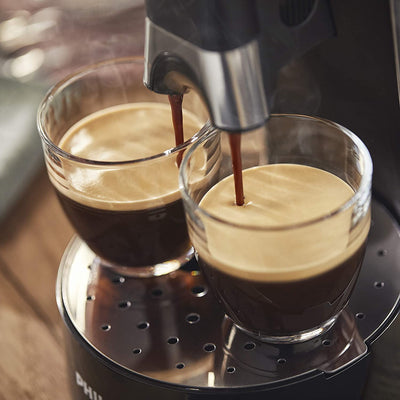 Philips Senseo Select CSA240/20 Kaffeepadmaschine (Kaffeestärkewahl Plus, Memo-Funktion, aus recyceltem Plastik), Schwarz Eco