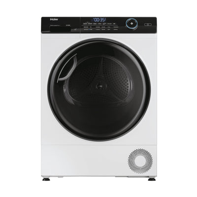 Haier I-PRO SERIE 5 HD91-A3959E Wärmepumpentrockner / 9 kg/A+++ / Smart Home - Wi-Fi & hOn App/Hygiene-Funktion/I-Refresh Dampfprogramm/Schontrommel [Energieklasse A+++]