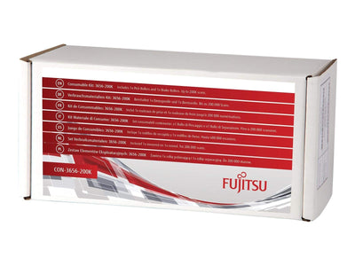 Fujitsu PFU Consumable Kit:3656-200K for iX500 Includes 1x Pick Rollers and 1x Brake Rollers Estimated Life: up to 200K scans