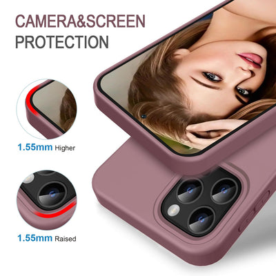 Eherui Handykette für iPhone 16 Pro Hülle mit Band,Design Gold Herz,Dünn Stoßfeste SchutzHülle,mit Abnehmbar Kordel zum Umhängen Liquid Silikon Case Handyhülle für iPhone 16 Pro 6,3 Zoll,Rosa