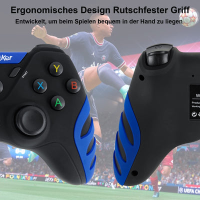 DuLingKer PC Controller Wireless, PS3 Controller PC Gamepad mit Hall Effect Joystick und Dual Vibration, 2,4G Wireless Gaming Controller für PC Windows, Laptop, PS3, Android TV, Steam, Raspberry Pi