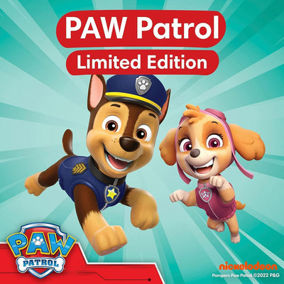 Pampers Windeln Paw Patrol Pants Größe 6 (14-19kg) Baby-Dry, Extra Large mit Stop- und Schutz Täschchen, MONATSBOX, 138 Höschenwindeln