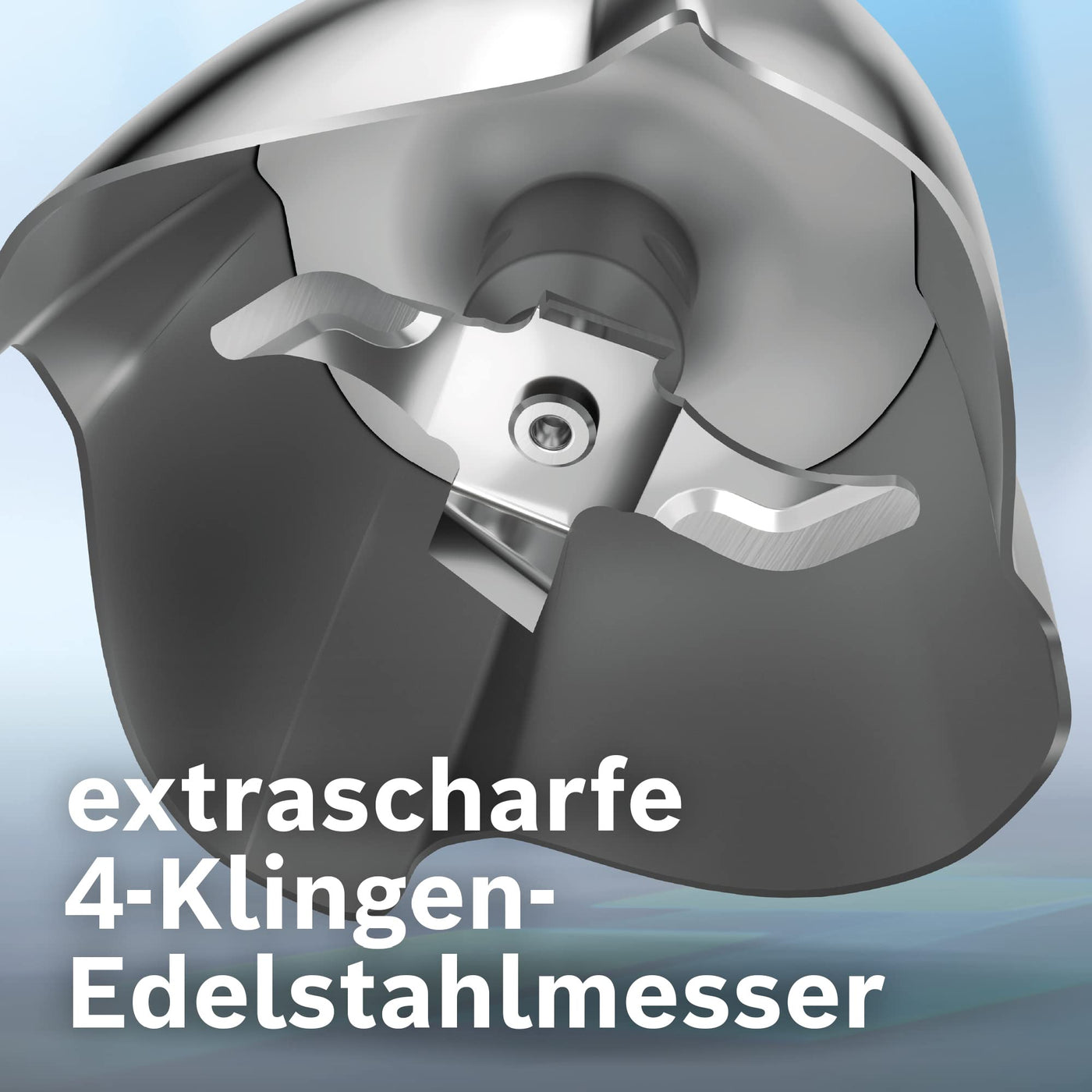 Bosch Stabmixer ErgoMaster Serie 6 MSM6M673, 10 Jahre Motorgarantie, Edelstahl-Klingen, verschleißfreie Keramik-Kupplung, Luftkühlung, Zerkleinerer, Kartoffelstampfer, Schneebesen, 1000 W