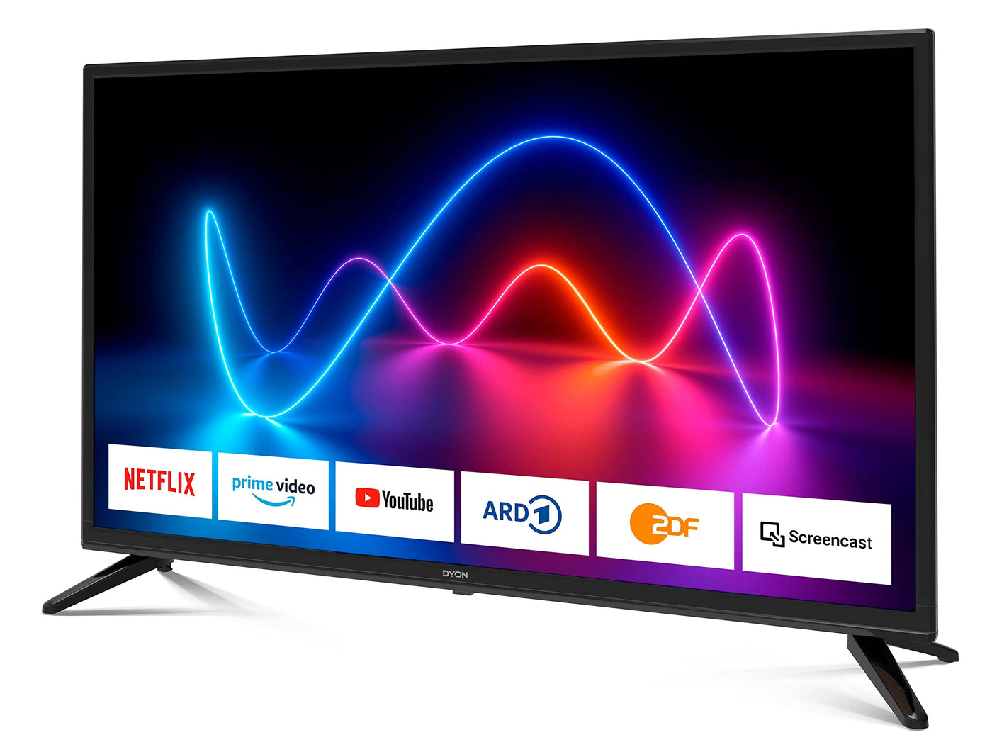 Téléviseur DYON Movie Smart 32 XT 80 cm (32 pouces) (Smart TV HD, Triple Tuner HD (DVB-C/-S2/-T2), Prime Video, Netflix et HbbTV)