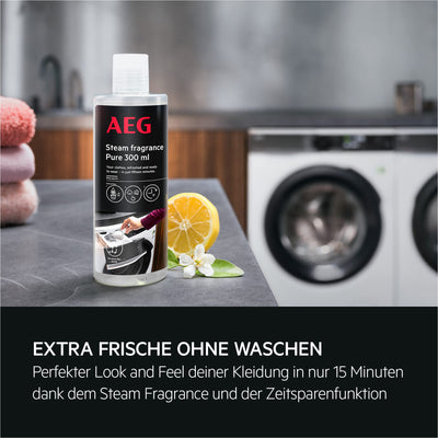 AEG Steam Fragrance Wäscheduft A6WMFR020 / für AEG Waschmaschinen Serie 7000-9000 / erfrischende Duftnoten/recycelte Verpackung / 300 ml