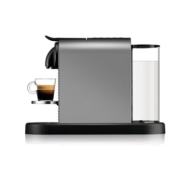 Nespresso De'Longhi CitiZ Platinum EN220.T, Kapsel-Kaffeemaschine, 4 Tassengrößen, 19 bar, 1260 W, Titan