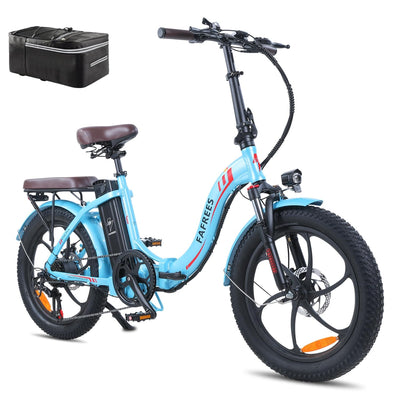 Fafrees F20 PRO E-Bike Klapprad Elektrofahrrad 20 Zoll Faltbares, 250W Motor 36V 18AH Akku, 20 * 3,0 Zoll Mountainbike Citybike Maximales Drehmoment 40 Nm