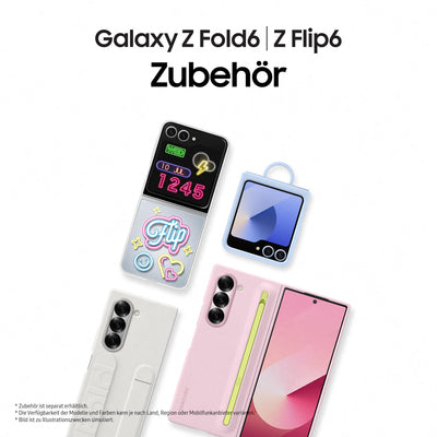 Samsung Galaxy Z Fold6 AI-Smartphone, Simlockfreies Handy ohne Vertrag, 512 GB Speicher, Lange Akkulaufzeit, Pink + Buds3 Pro Kabellose Bluetooth-Kopfhörer, Active Noise Cancelling (ANC)