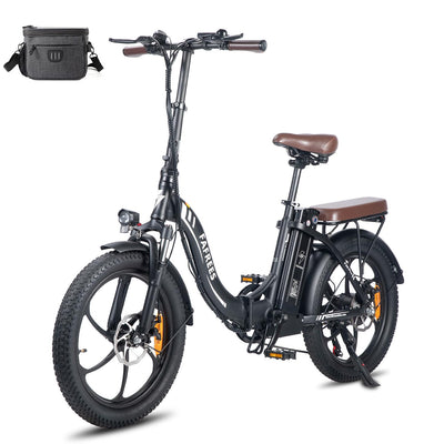 Fafrees E Bike für Herren Damen, 20 Zoll Elektrofahrrad Klapprad Bis 25 km/h mit 36V 18AH Akku und 250 W-Motor, 70-150KM Elektrofahrräder, F20 Pro (Schwarz)