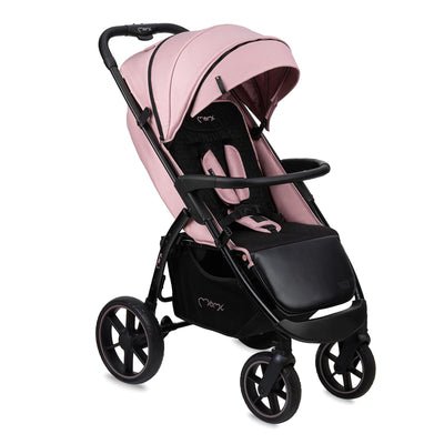 MoMi MIYA EVA, Kinder-Buggy Kinderwagen ab dem 6. Monat (bis 22 kg), regulierbarer 5-Punkt-Sicherheitsgurt, Einkaufskorb, Fußsack, Getränkehalterung, Regenschutz und Insektenschutz