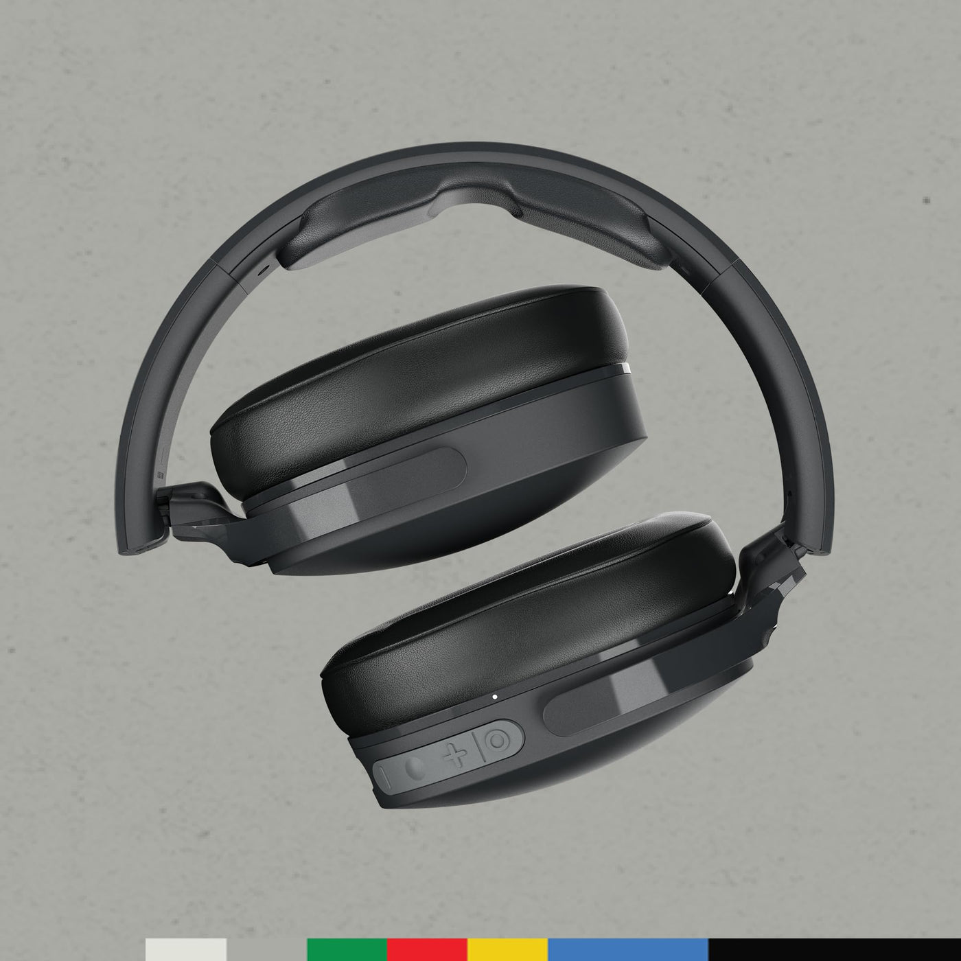 Skullcandy Hesh Evo Over-Ear Wireless-Kopfhörer, 36 Std. Akkulaufzeit, Mikro, kompatibel mit iPhone, Android und Bluetooth-Geräten - Schwarz