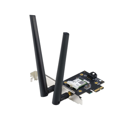 Asus PCE-AX3000 PCIe-Karte (Bluetooth 5.0 + Wi-Fi 6 AX3000 Dual-Band, 2x Antennen, DFS)