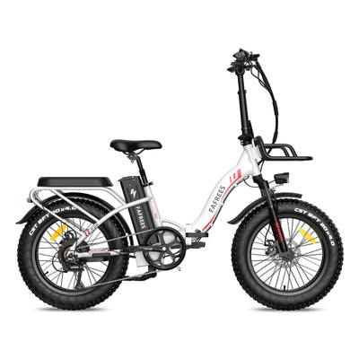 Fafrees F20 Max Elektrofahrräder, Faltbare Elektrofahrrad für Damen und Herren, 20 Zoll E-Fahrrad mit Abnehmbarer 48V22.5Ah Akku, 25km/h, Ebike Max Reichweite 120 km, Weiß