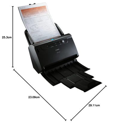 Canon Scanner imageFORMULA DR-C225II | Dokumentenscanner | Duplex Scanner mit Einzug für Homeoffice & Büro mit USB | 45 Blatt Einzug | Bis zu 25 Seiten pro Min | CaptureOnTouch Software mit OCR I PDF