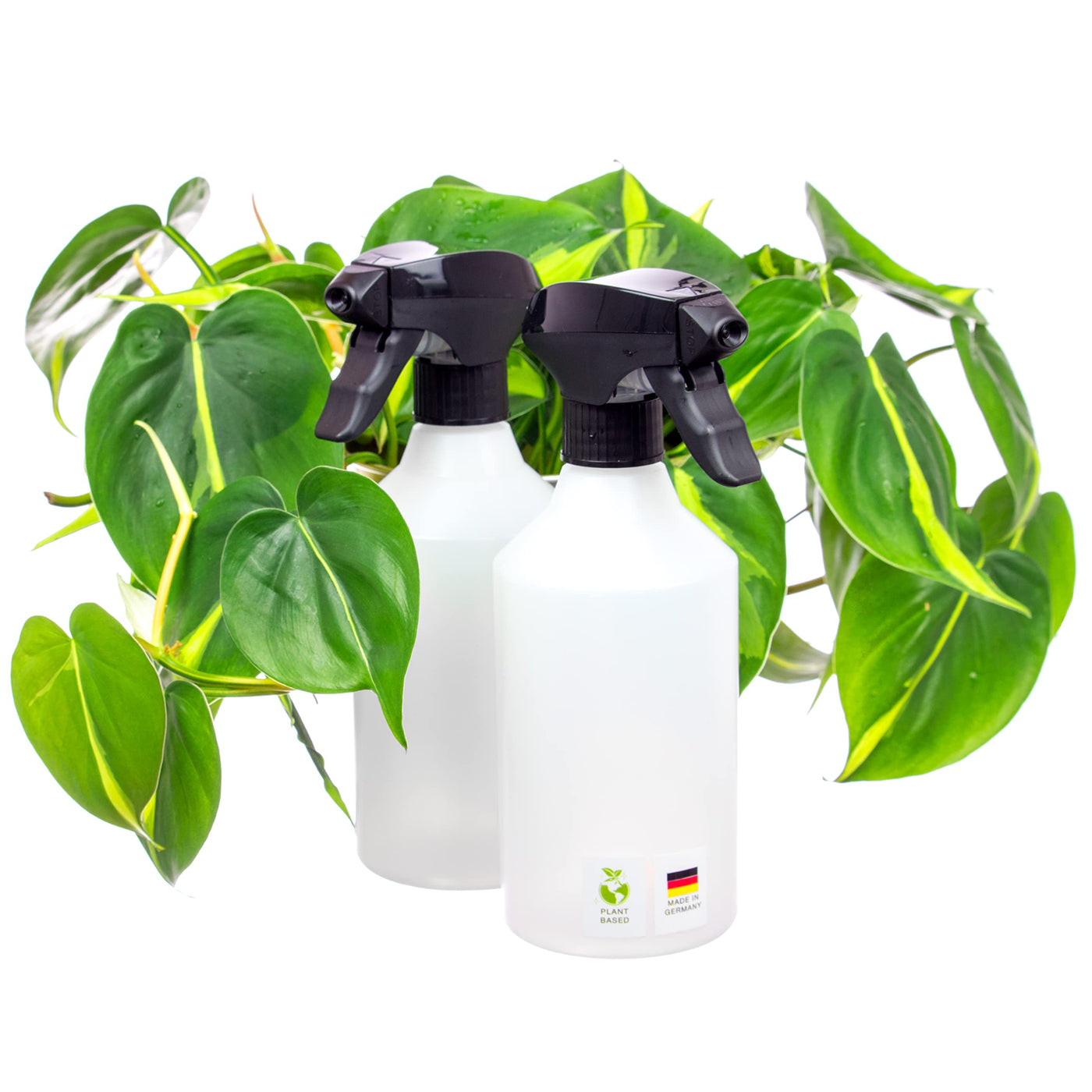 AP Sprühflaschen, 2 x 500 ml, nachhaltige Herstellung aus Green-PE, Polyethylen (PE), Langlebig