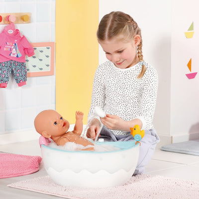 BABY born Badewanne für Puppen mit Farbwechsel, Dusch-und Soundfunktion, funktioniert auch mit echtem Wasser, 832691, Zapf Creation, ['Multi-colored']