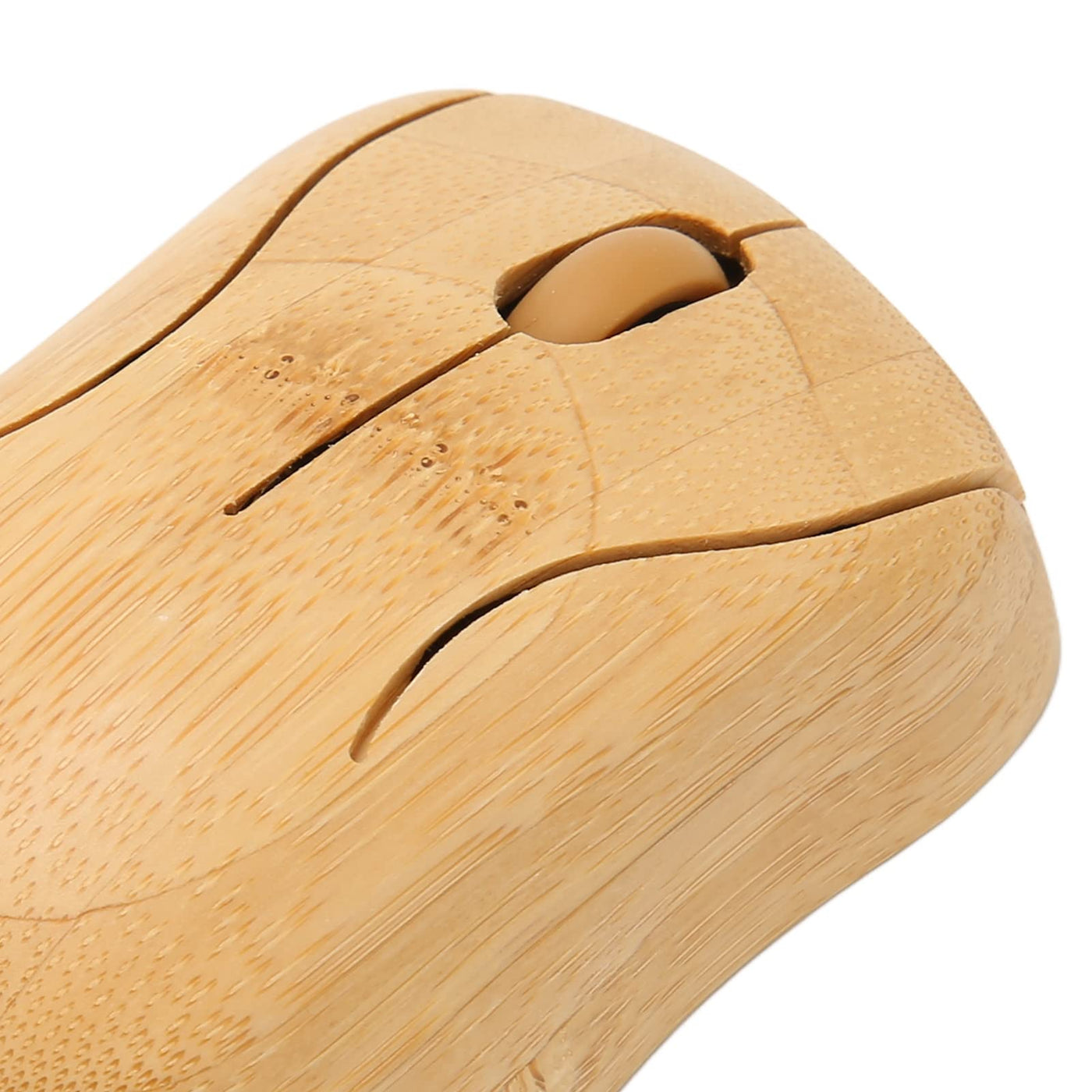 Ensemble clavier et souris Vikye, appareils sans fil pour ordinateur en bambou Plug and Play sans fil 2,4 GHz, appareils de contrôle d'ordinateur en bois à connexion sans fil pour bureau (souris)