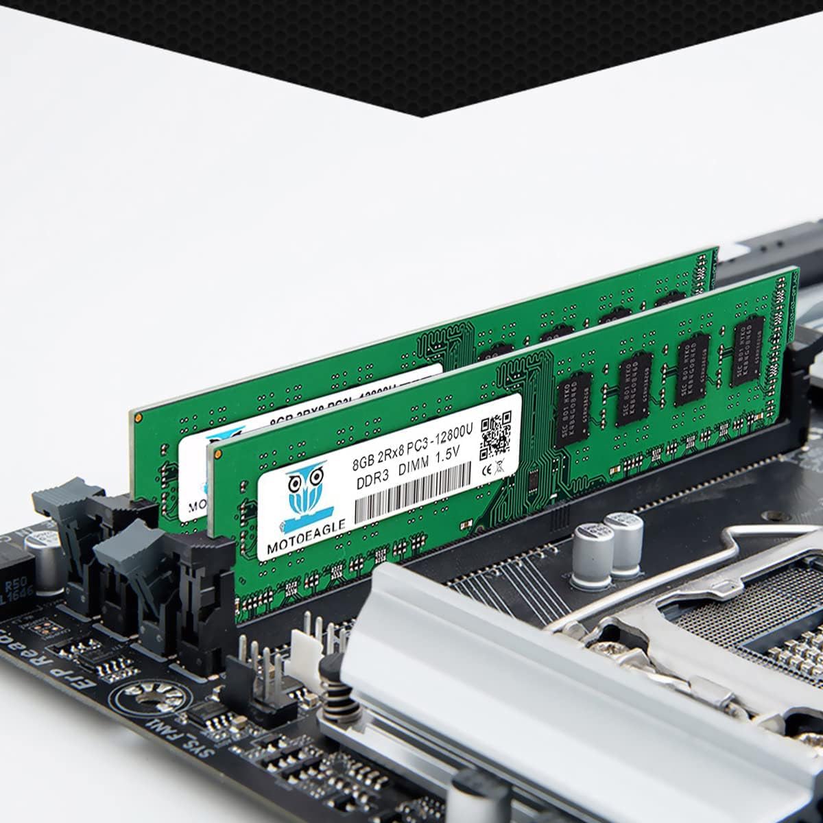 8GB 2Rx8 PC3 12800U RAM DIMM DDR3 1600Mhz Arbeitsspeicher Desktop Non-ECC 1,5V CL11 240-Pin PC3 1600 DDR3 12800 UDIMM