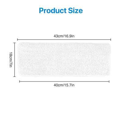 ZONJIE 6 Stück Ersatzbezug Dampfreiniger Ersatztücher für Vileda Steam XXL Kompatibel mit Vileda Steam PLUS XXL Dampfreiniger Wiederverwendbar Waschbar Ersatz Mikrofaser Dampfreiniger für alle Böden