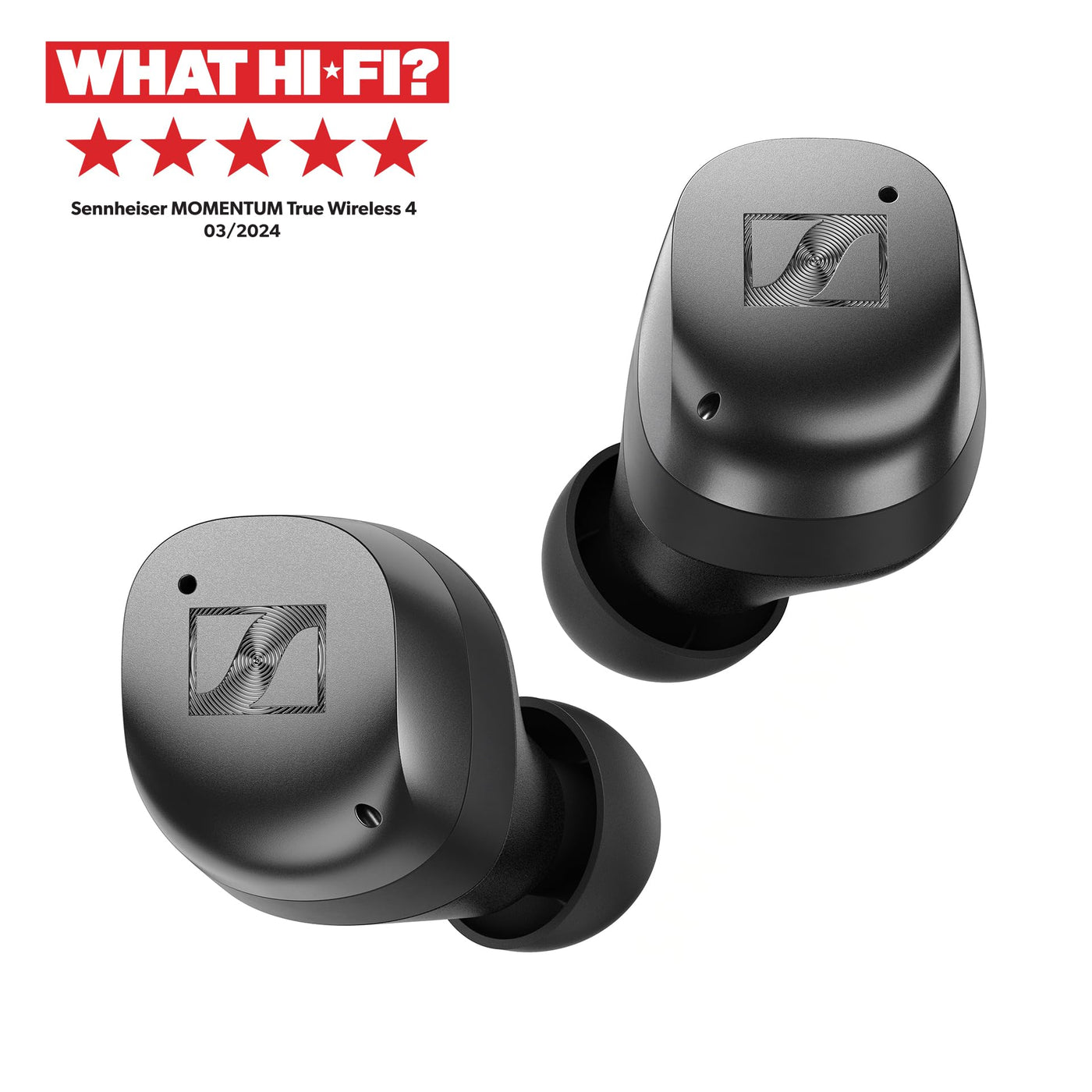 Sennheiser MOMENTUM True Wireless 4 - Smart Earbuds Bluetooth 5.4, kristallklarem Klang, ergonomischem Design, 30 Std. Akkulaufzeit, Adaptive ANC – Schwarz Kupfer