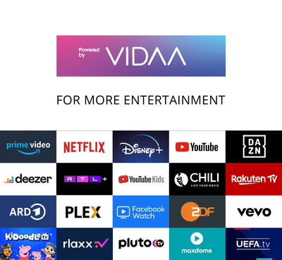 Téléviseur DYON Movie Smart 43 VX 108 cm (43 pouces) (Full HD Smart TV, triple tuner HD (DVB-C/-S2/-T2), App Store, Prime Video, Netflix, YouTube, DAZN, Disney+) [Mod. [2023]