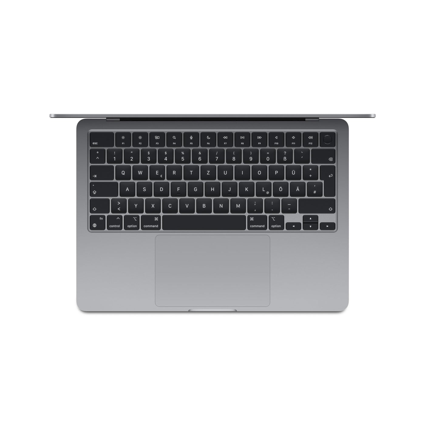 Apple 13" MacBook Air Laptop mit M3 Chip: 13,6" Liquid Retina Display, 16 GB gemeinsamer Arbeitsspeicher, 256 GB SSD Speicher, beleuchtete Tastatur, 1080p FaceTime HD Kamera, Space Grau