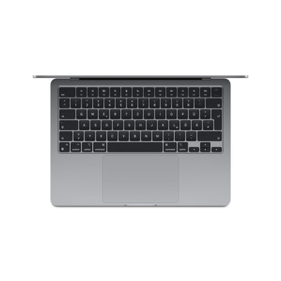 Apple 13" MacBook Air Laptop mit M3 Chip: 13,6" Liquid Retina Display, 16 GB gemeinsamer Arbeitsspeicher, 256 GB SSD Speicher, beleuchtete Tastatur, 1080p FaceTime HD Kamera, Space Grau