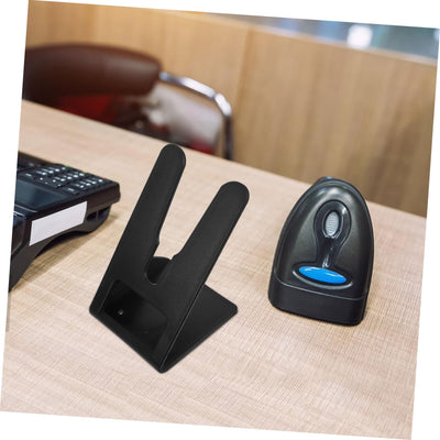 CLISPEED Scannerhalterung Scanner-Autohalterung Scannerständer für den Schreibtisch Rack für Etikettenleser Handscanner-Rack Gartenschlauchtrommel Wandhalterung USB-Scanner Plastik Black