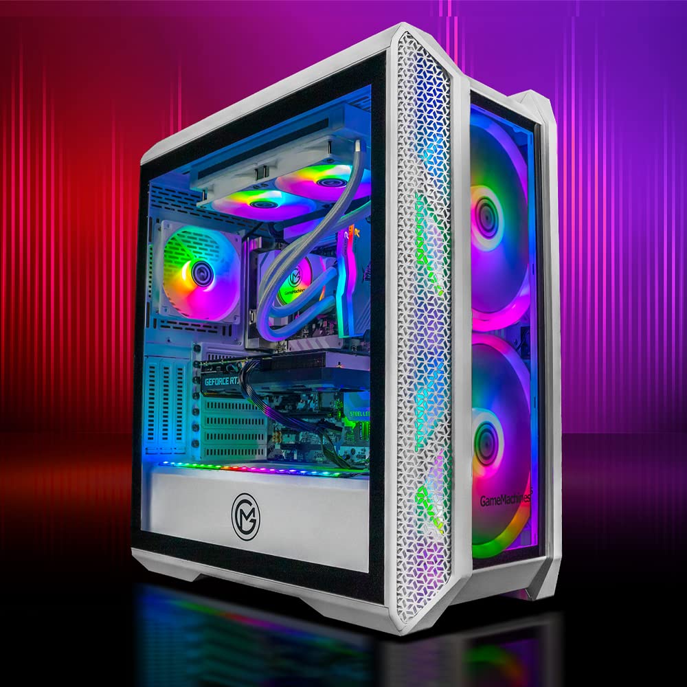 GameMachines Cyclon Snow Edition - Gaming PC - Intel® Core™ i7 14700KF - Wasserkühlung - NVIDIA GeForce RTX 4060-1000GB M.2 SSD - 32GB RGB DDR4 - WLAN - Windows 11 Pro