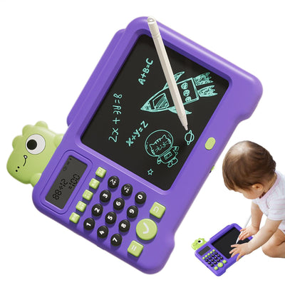 Handschriftspielzeug für Kinder,Elektrisches Lernspielzeug für Kleinkinder,LCD-Zeichen- und Schreibtablett 2-in-1-Elektrospielzeug - Löschbarer Zeichenblock National Learning Doodle Board Lernspielzeu