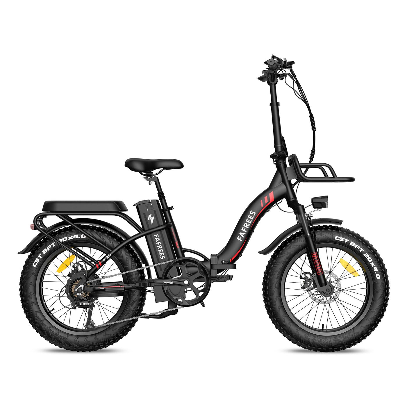 Fafrees F20 Max Elektrofahrräder, Klapprad Elektrofahrrad für Damen und Herren, 20 Zoll E-Fahrrad mit Abnehmbarer 48V22.5Ah Akku, 25km/h, Ebike Max Reichweite 120 km, Schwarz