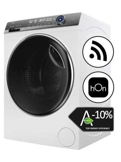 Haier I-PRO SERIE 7 PLUS HW90-BD14979EU1 Waschmaschine / 9 kg / 10% effizienter als Klasse A/Smart Home - Wi-Fi & hOn App/Direct Motion Motor/AutoDose/Refresh-Programm & Fleckenoptionen